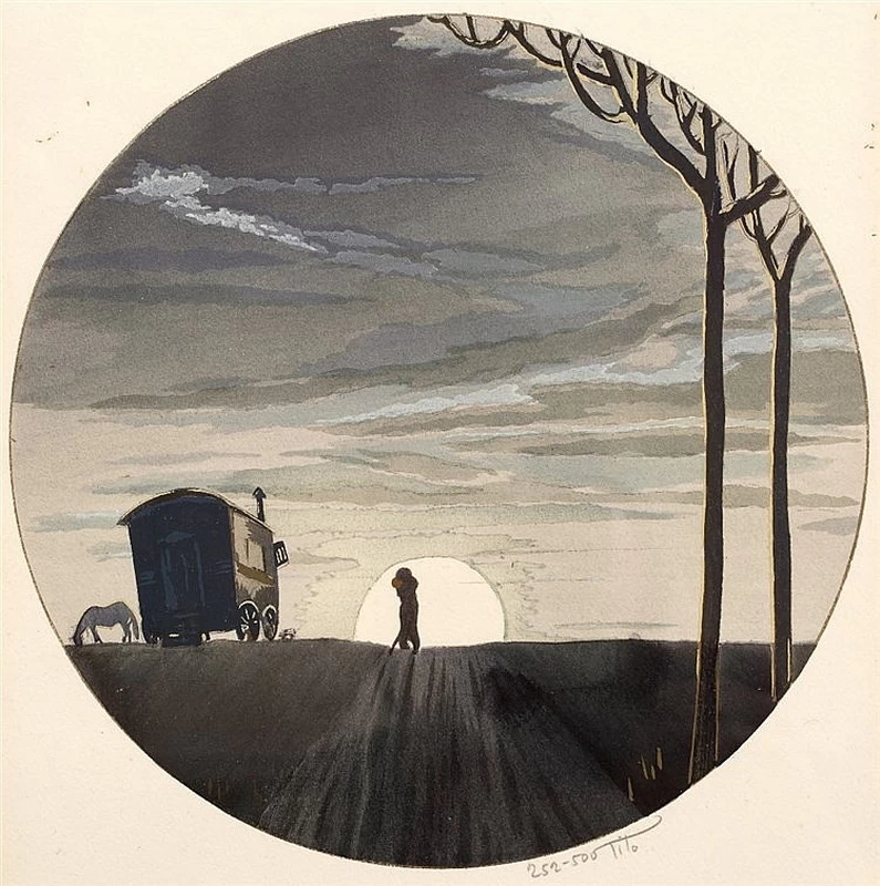 243-Ettore Tito-Idillio alle stelle   